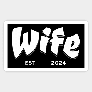 Wife Est. 2024 Magnet